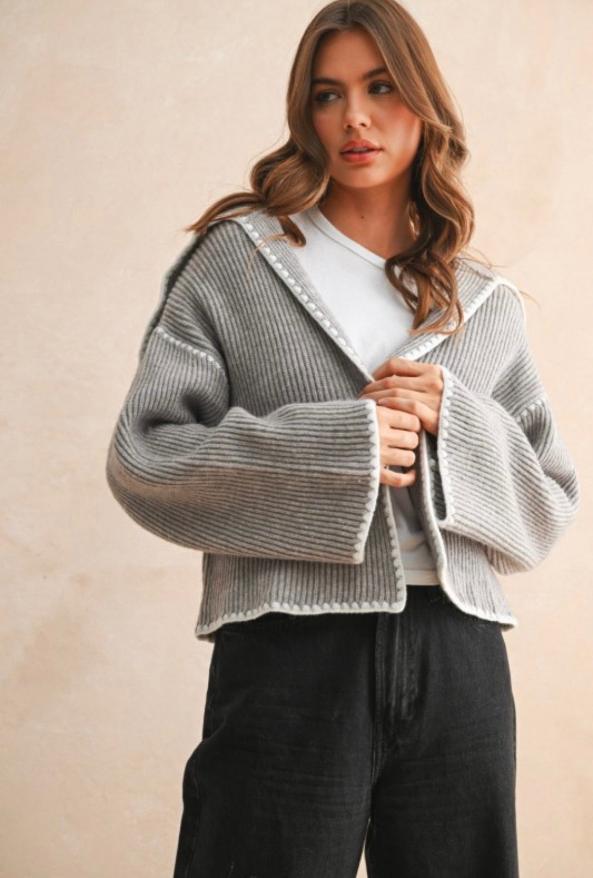 The Shawl Collar Cardigan – RheaLee's Boutique