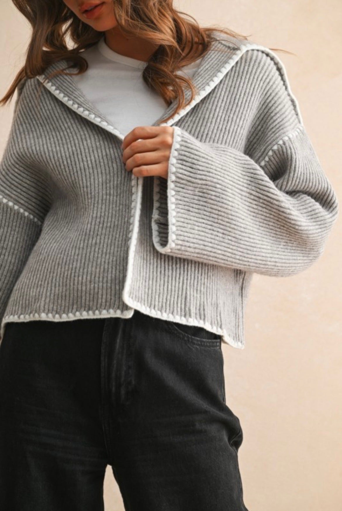 The Shawl Collar Cardigan – RheaLee's Boutique