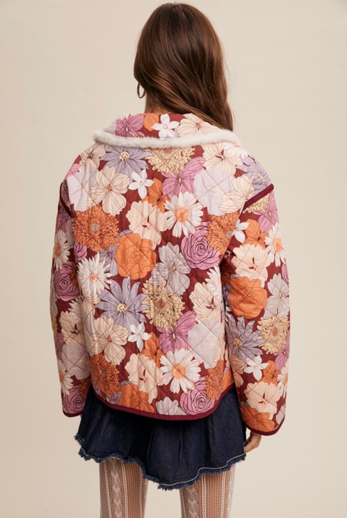 Floral Quilted Jacket