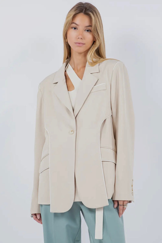 Double Layered Oversized Blazer