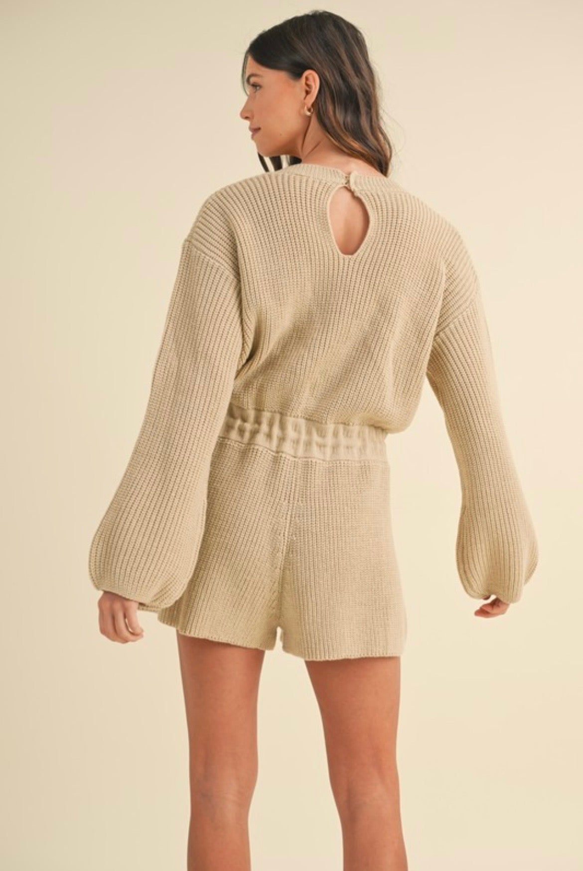 Lazy Sunday Sweater Romper