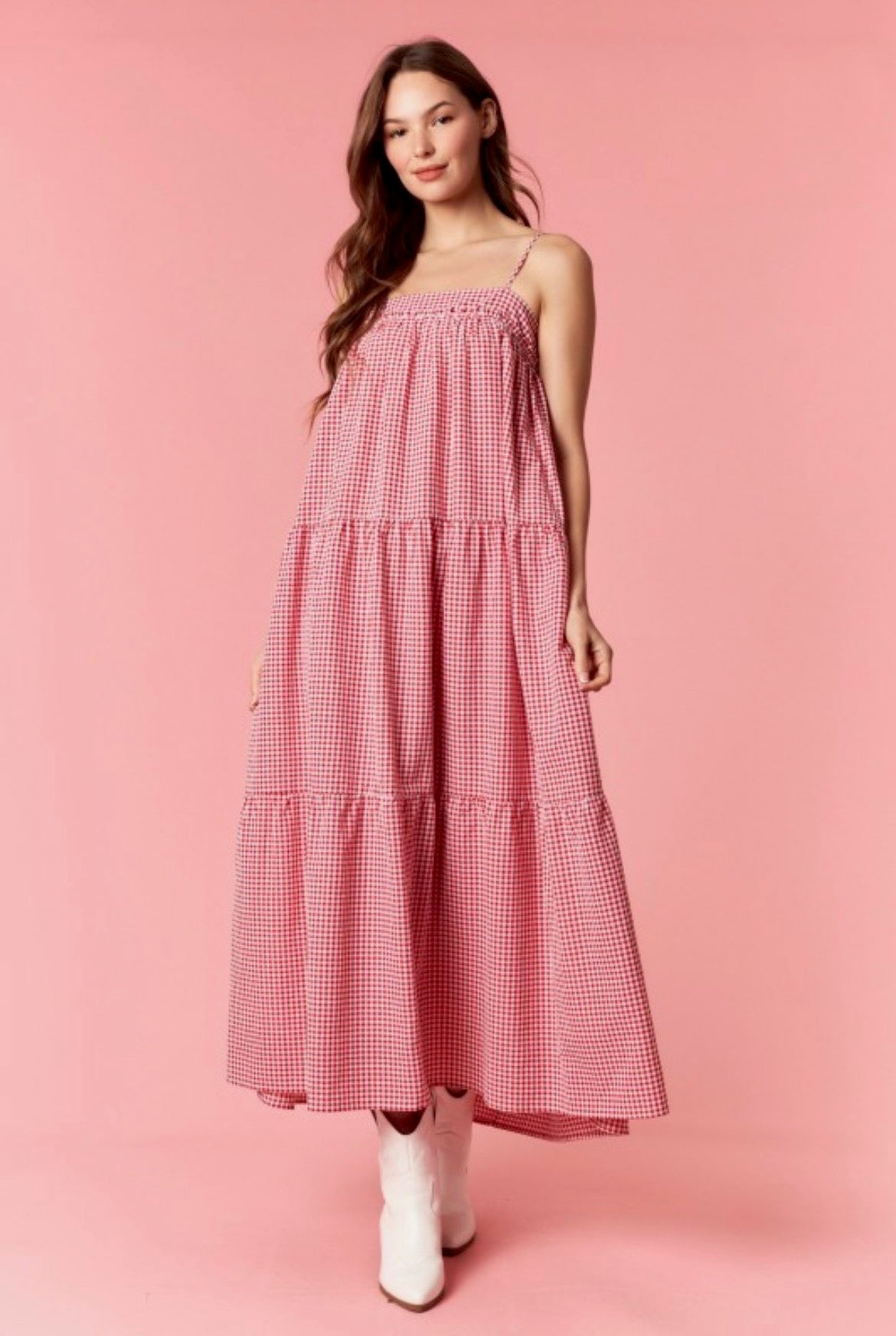 The Cherry Soda Tiered Maxi