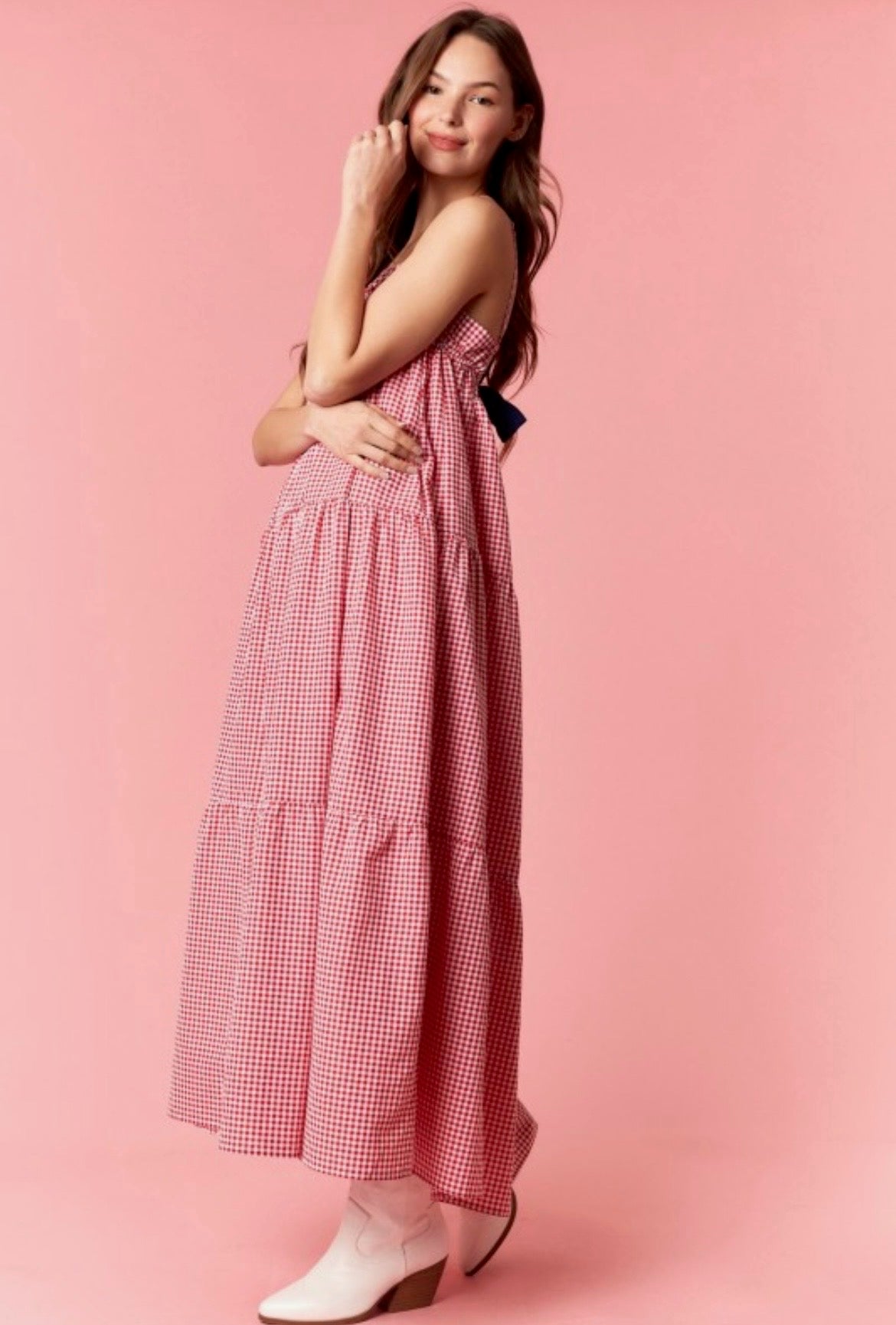 The Cherry Soda Tiered Maxi