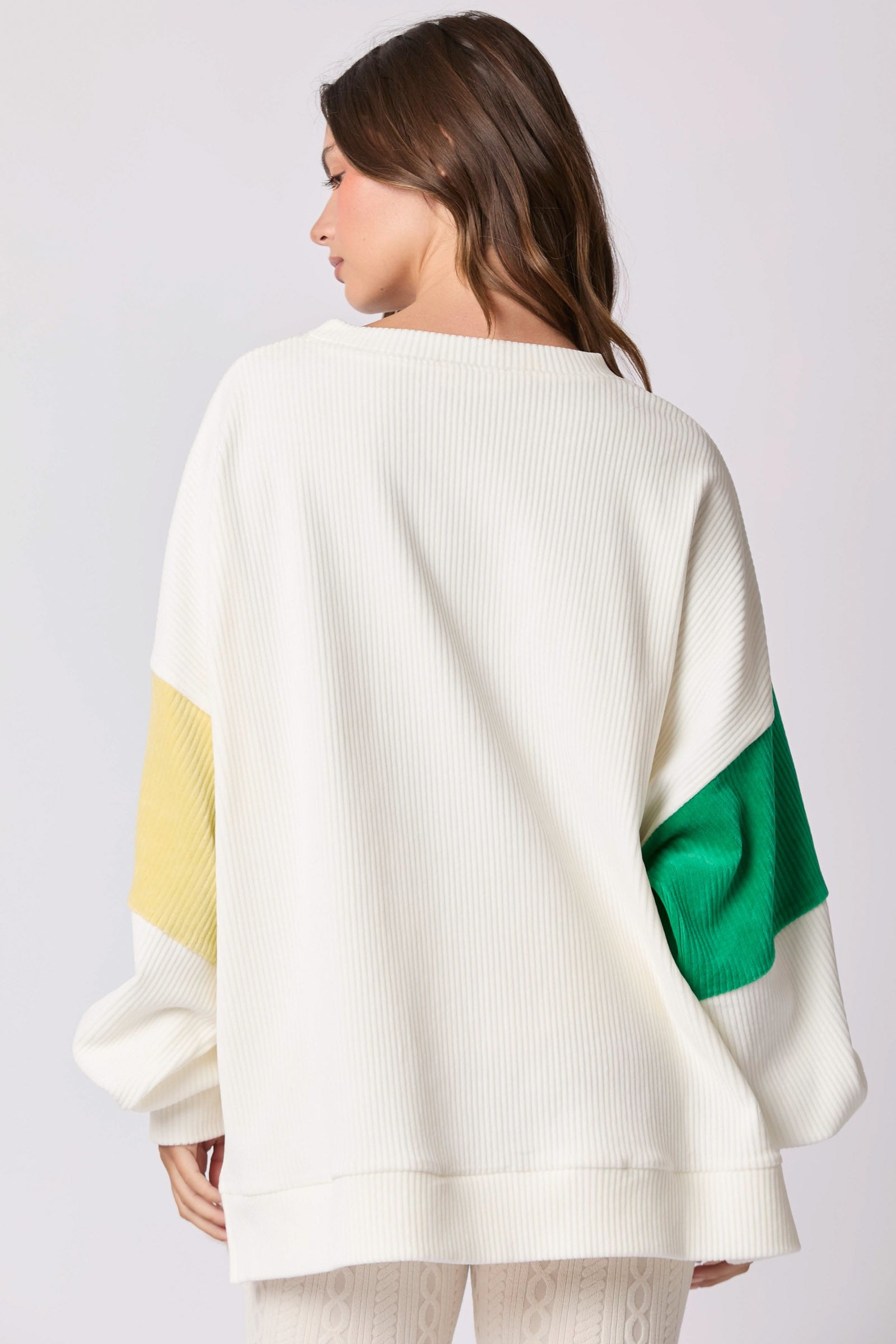 Apres Ski Corduroy Oversized Pullover